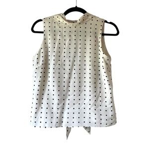 Vintage 90’s Silk Polka Dot Top Size 6P